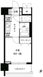 アストリア鶴見 603 間取り図