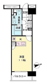 メゾンカルム代々木公園 603 間取り図