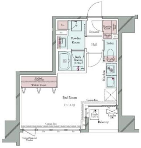 グランパセオ広尾 302 間取り図