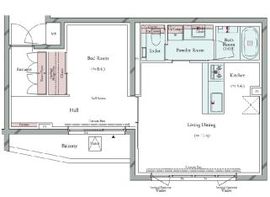 グランパセオ広尾 103 間取り図