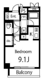 ガーデン杉並方南 417 間取り図