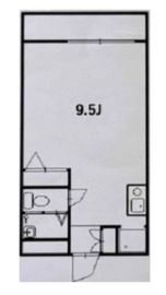 パークサイド六本木 2階 間取り図