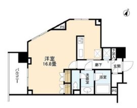 クオリア南麻布 4階 間取り図