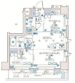 デュオステージ立川曙町 7階 間取り図