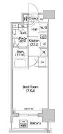 コンフォリア三田EAST 305 間取り図