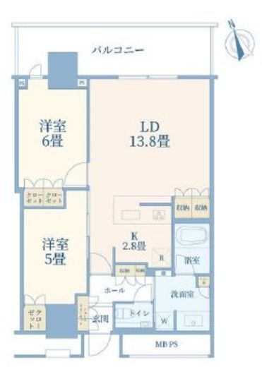 THE TOWER JUJO (ザ・タワー十条) 17階 間取り図