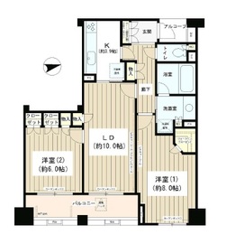 パルテール恵比寿 5階 間取り図