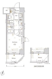 Log横浜伊勢町 (ログ横浜伊勢町) 3階 間取り図