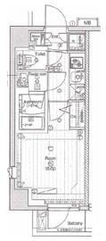 プレミアムキューブ横浜DEUX 7階 間取り図