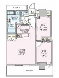THE TOWER JUJO (ザ・タワー十条) 28階 間取り図