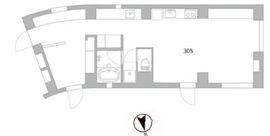 天神町place 305 間取り図