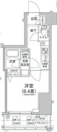 ティモーネ横浜サウス 6階 間取り図