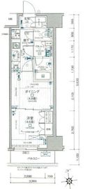 デュオステージ蒲田 6階 間取り図