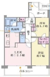 大森パークホームズベイサイドコート 12階 間取り図