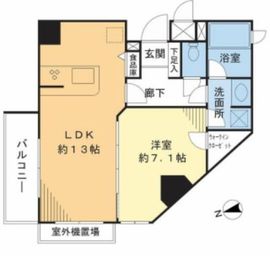 グランシティみなとみらい 1階 間取り図