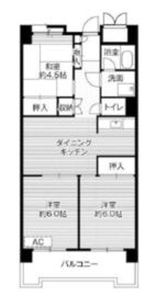 ビレッジハウス品川八潮タワー 1-905 間取り図