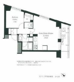 フレンシア田端南 207 間取り図