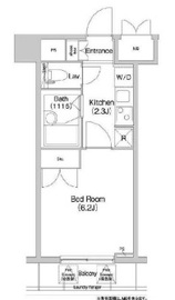 コンフォリア芝浦キャナル 604 間取り図