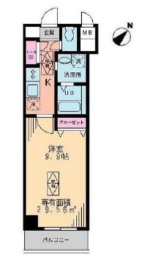 アートサイドヒルズ 504 間取り図