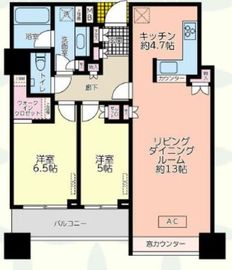 ステーションガーデンタワー 24階 間取り図