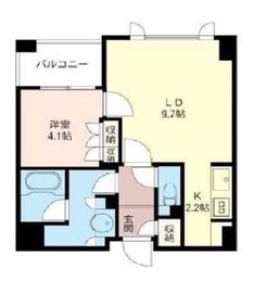 プライムメゾン銀座イースト 805 間取り図