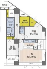 フォルム浜田山 8階 間取り図