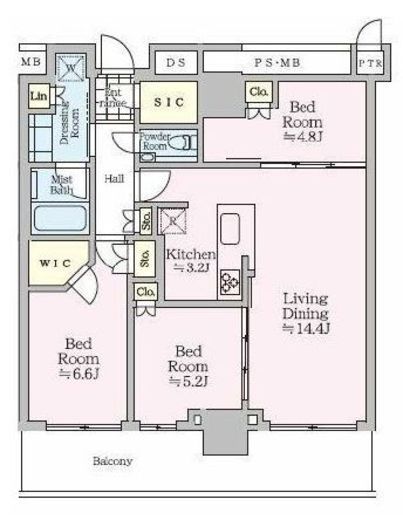 THE TOWER JUJO (ザ・タワー十条) 28階 間取り図