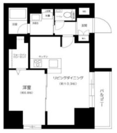 クレヴィスタ元浅草 11階 間取り図