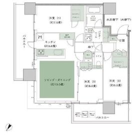 シティタワーズ東京ベイ 10階 間取り図