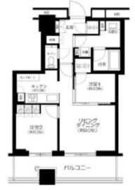 WORLD TOWER RESIDENCE 20階 間取り図