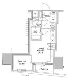 ザ・パークハビオ大森町 501 間取り図