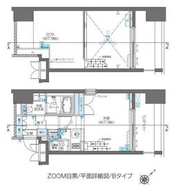 ZOOM目黒 12階 間取り図