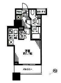 シティタワー横濱 7階 間取り図