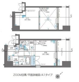 ZOOM目黒 4階 間取り図