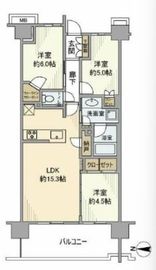 プラウド武蔵境テラス 6階 間取り図