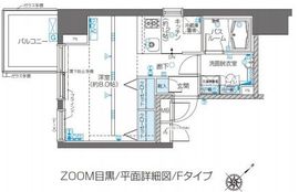 ZOOM目黒 10階 間取り図