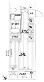 YSセゾン２ 2階 間取り図