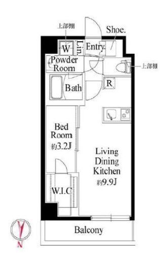 グランパセオ両国Ⅳ 210 間取り図