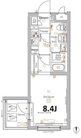 XEBEC八幡山 (ジーベック八幡山) 401 間取り図