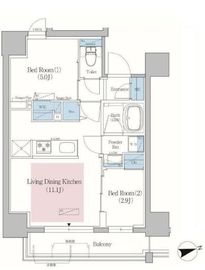 アーバネックス北上野 1203 間取り図