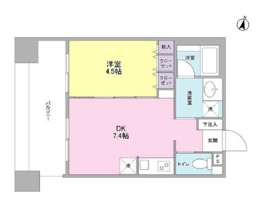 ネオマイム文京音羽 2階 間取り図