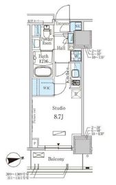 パークアクシス赤塚 311 間取り図