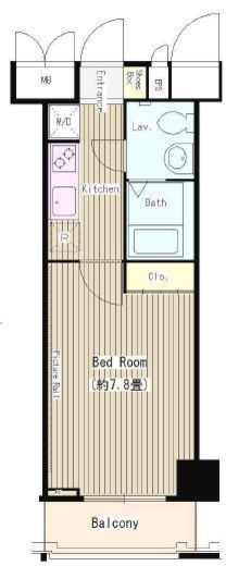 ハイトサーブル川崎 302 間取り図