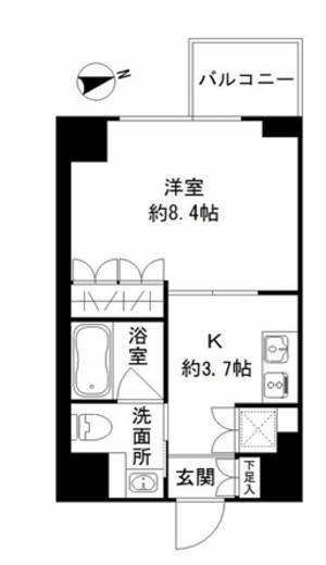 アーバンスタイル立川 212 間取り図