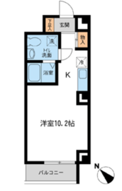 JMFレジデンス新横浜 307 間取り図