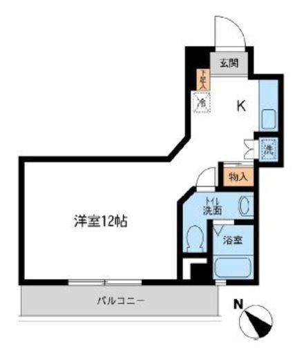 JMFレジデンス新横浜 508 間取り図