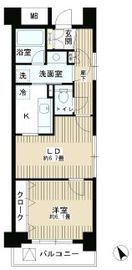 プライムアーバン目黒リバーフロント 1303 間取り図