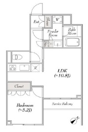 LUMIEC un UEHARA (ルミークアン上原) 203 間取り図