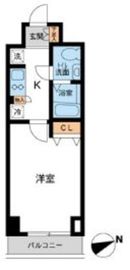 Cassia Kawasaki Residence (カッシア川崎レジデンス) 405 間取り図