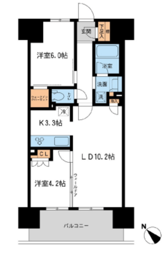 BLESS宮崎台 (ブレス宮崎台) 708 間取り図